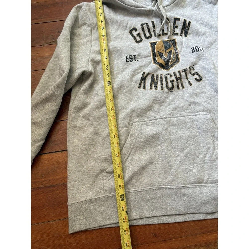 Gray Las Vegas Golden Knights Hooded Sweatshirt Hoodie Men's Large Fanatics